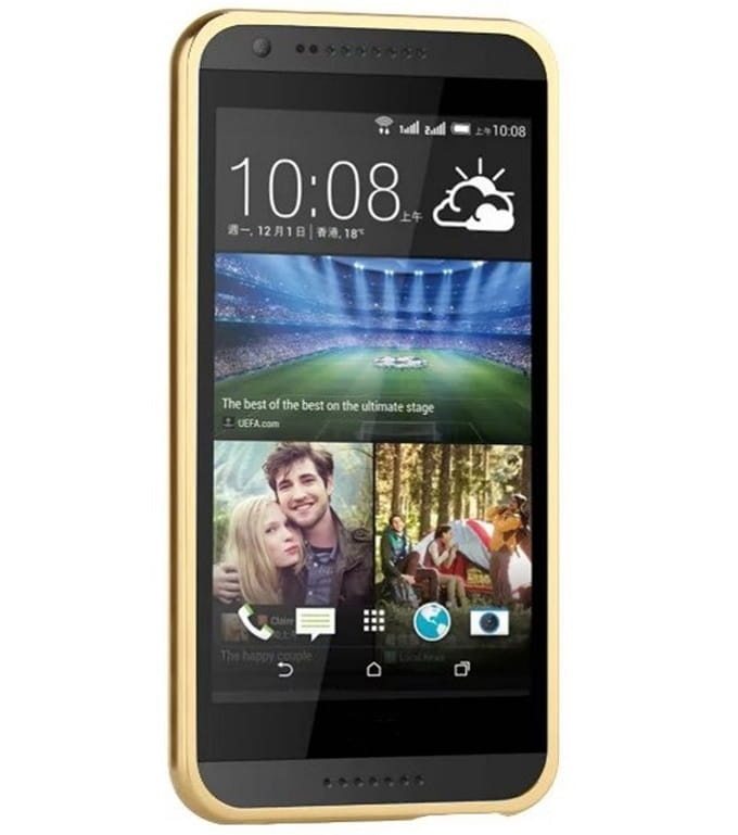Etui Mirror Case HTC Desire 620 Srebrny