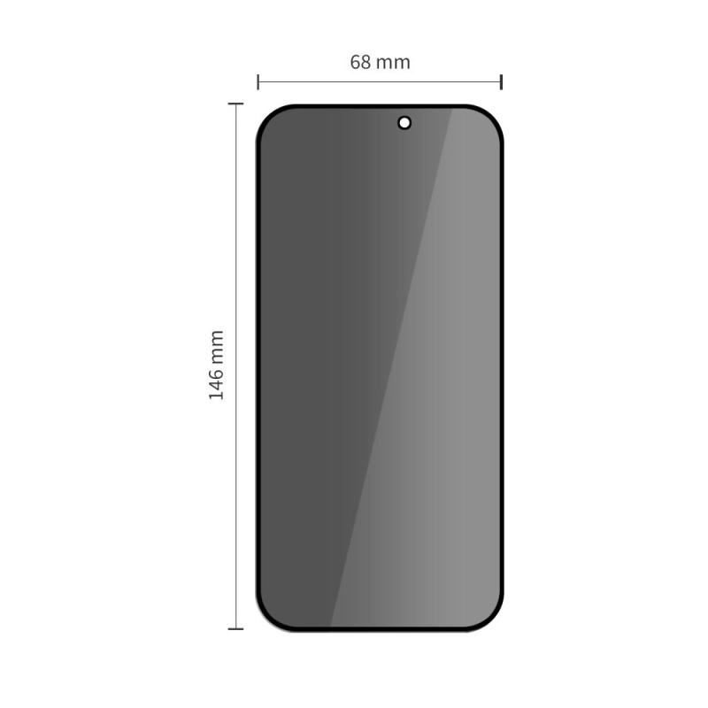2x Szkło hartowane Tech-Protect Quick SET SPY+ do Apple iPhone 16 Pro