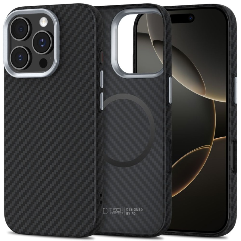 Etui Tech-Protect ION Carbon do Apple iPhone 16 Pro