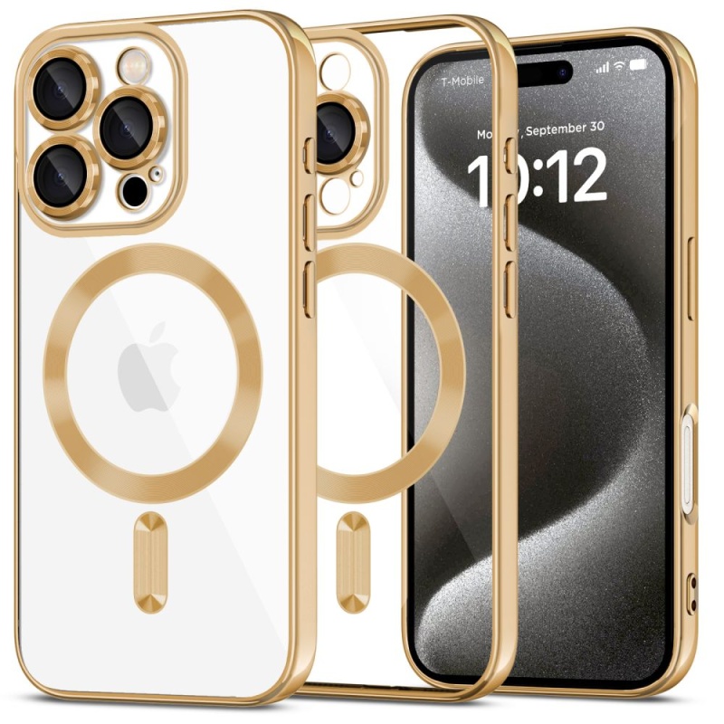 Etui Tech-Protect MagFlex MagSafe do Apple iPhone 16 Pro - Złoty