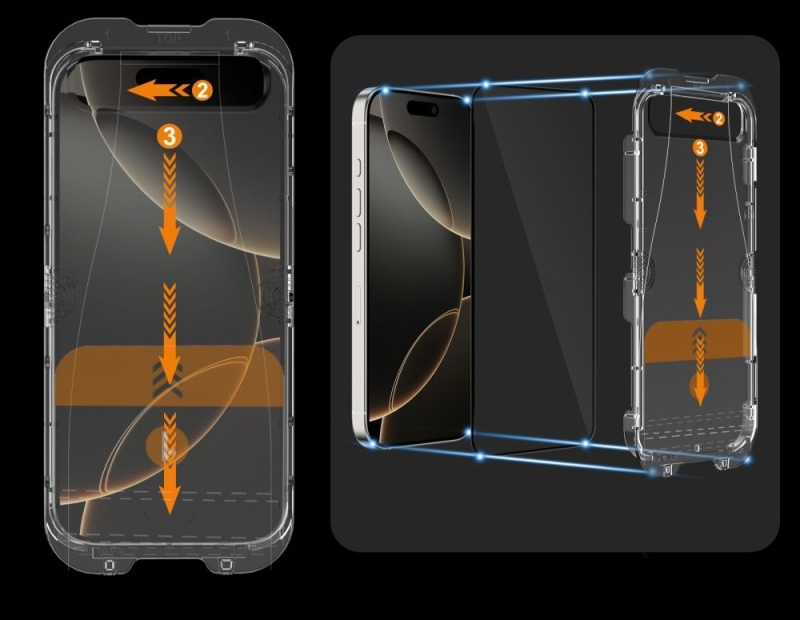 2x Szkło hartowane Tech-Protect-QUICK SET+ do Apple iPhone 16 Pro