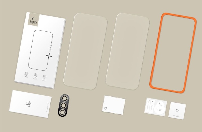 Szkło Tech-Protect Easy Set+ 3-pack do Samsung Galaxy S25 FE