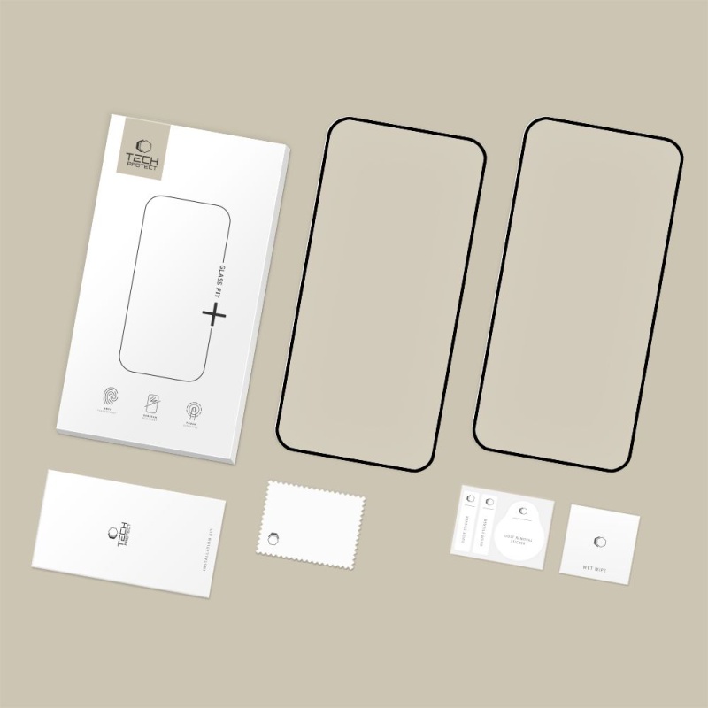 2x Szkło TECH-PROTECT FIT+ 2-PACK do Xiaomi Redmi Note 15 Pro