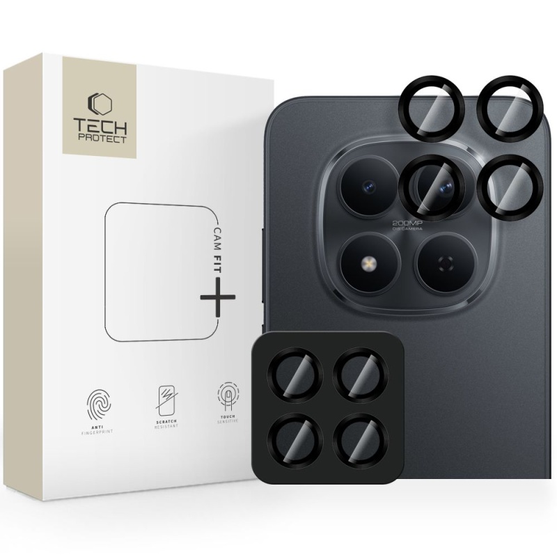 Osłona / szkło na aparat TECH PROTECT FIT+ do Xiaomi Redmi Note 15 Pro / Plus