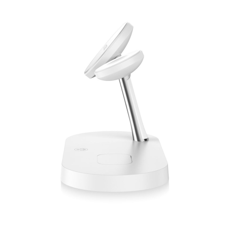 Ładowarka bezprzewodowa TECH-PROTECT A12 MagSafe 3in1 - Biały