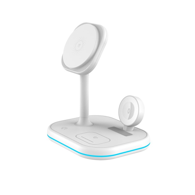 Ładowarka bezprzewodowa TECH-PROTECT QI 15W-A27 3in1 - Biała
