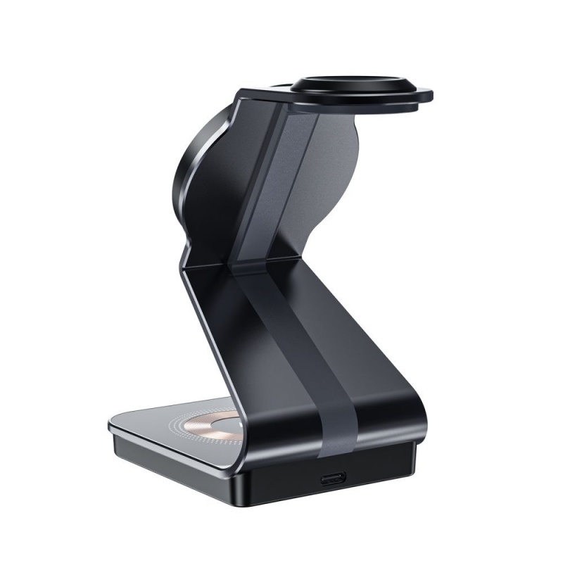 Ładowarka bezprzewodowa TECH-PROTECT QI 15W-A29 3in1 - Czarna