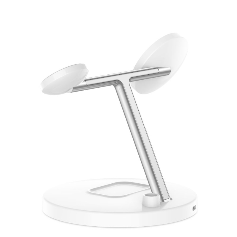 Ładowarka bezprzewodowa TECH-PROTECT QI 15W-A35 3in1 - Biała