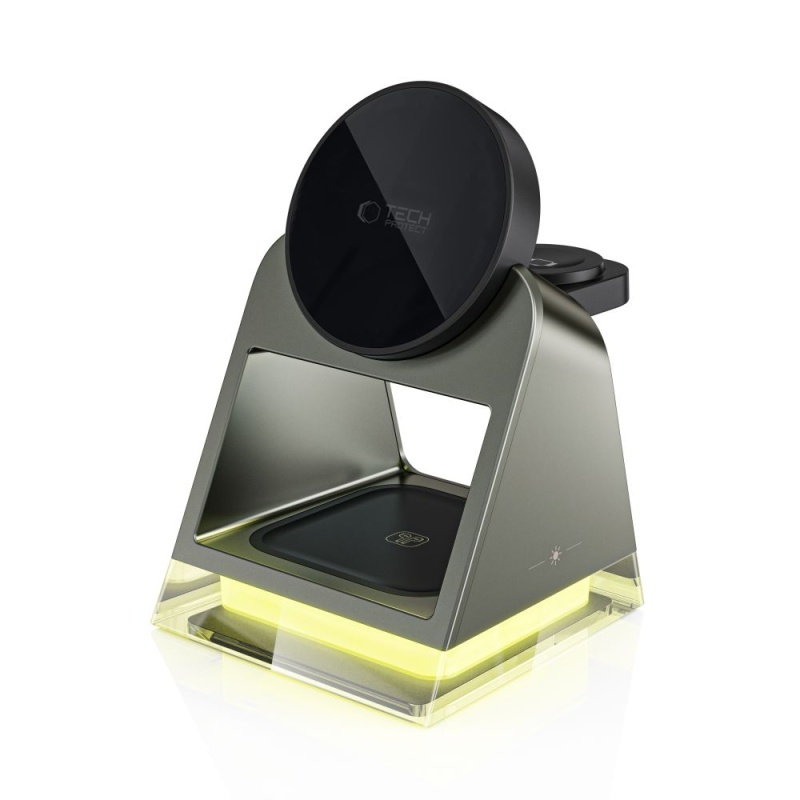 Ładowarka bezprzewodowa TECH-PROTECT MagSafe QI 15W-A43 - Czarny