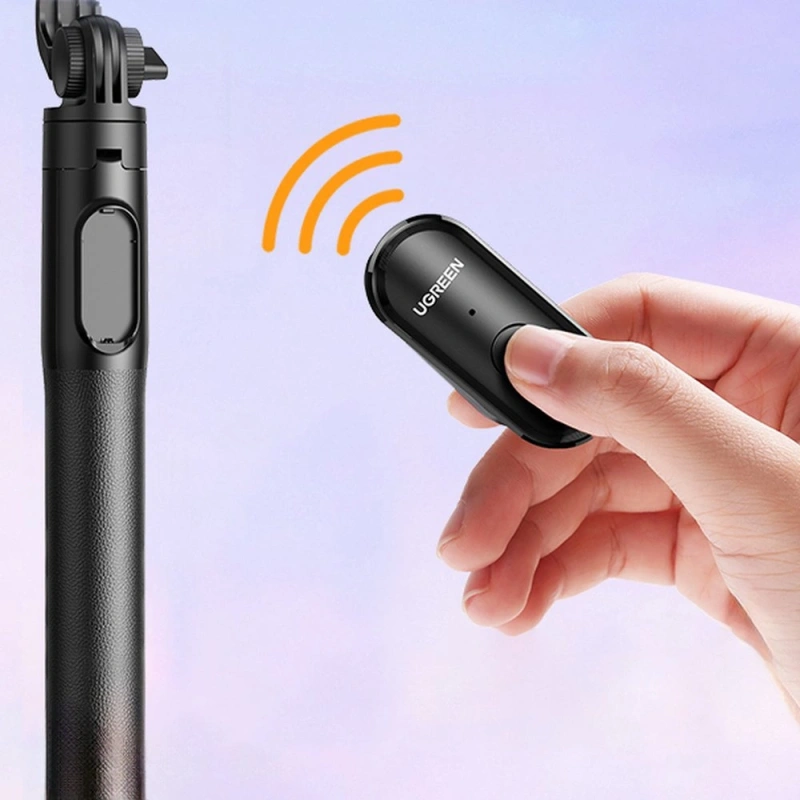 Selfie stick / kijek teleskopowy ze stojakiem i pilotem 1.5m Ugreen LP586