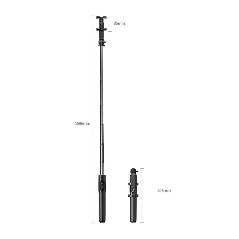 Selfie stick / kijek teleskopowy ze stojakiem i pilotem 1.5m Ugreen LP586