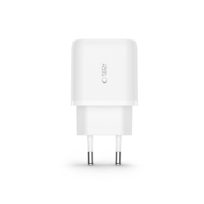 Ładowarka TECH-PROTECT C20W 2x USB PD 20W / QC3.0 + kabel USB C