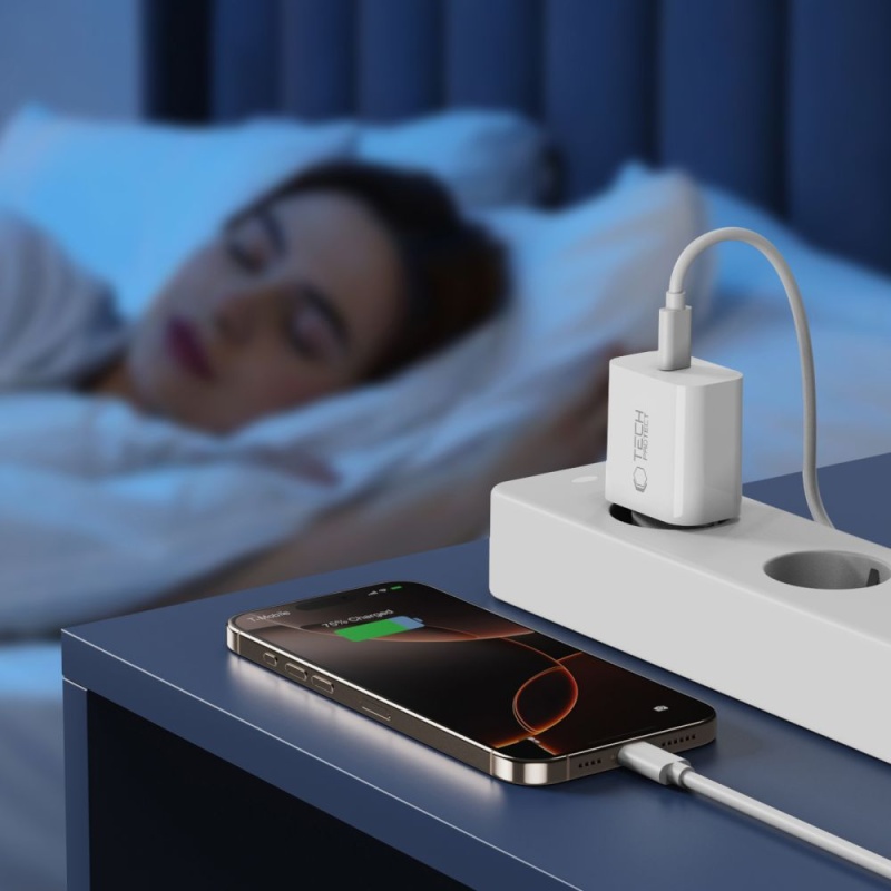 Ładowarka TECH-PROTECT C20W PD 20W / QC3.0 + kabel USB C