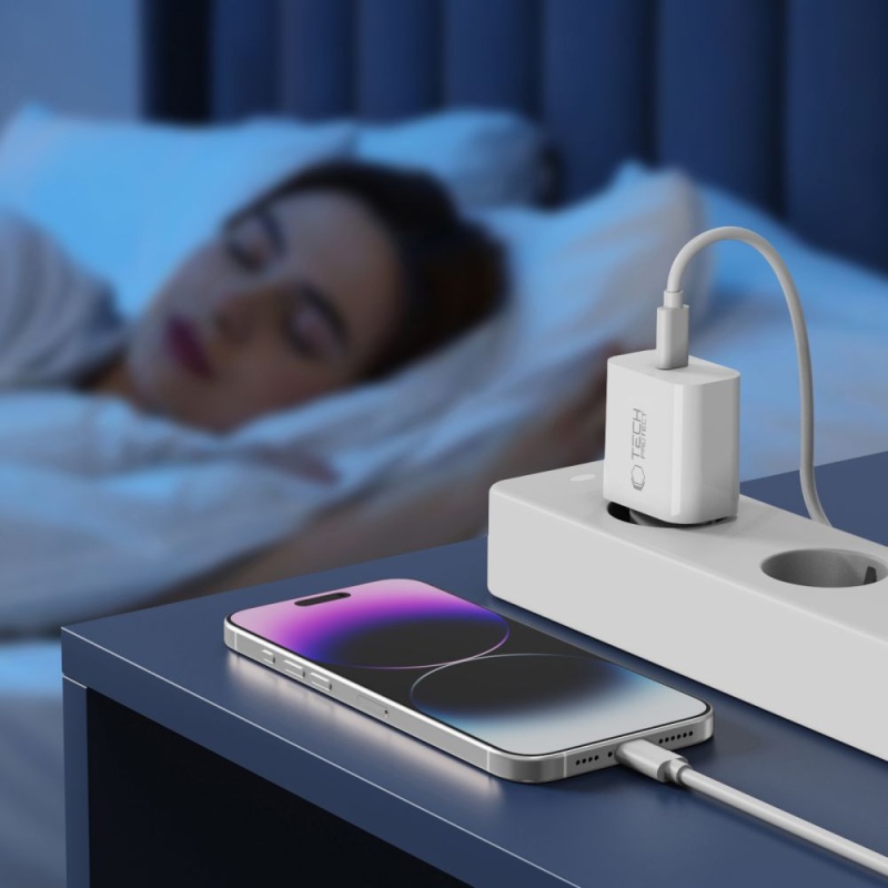 Ładowarka TECH-PROTECT C20W PD 20W + kabel Lightning do iPhone