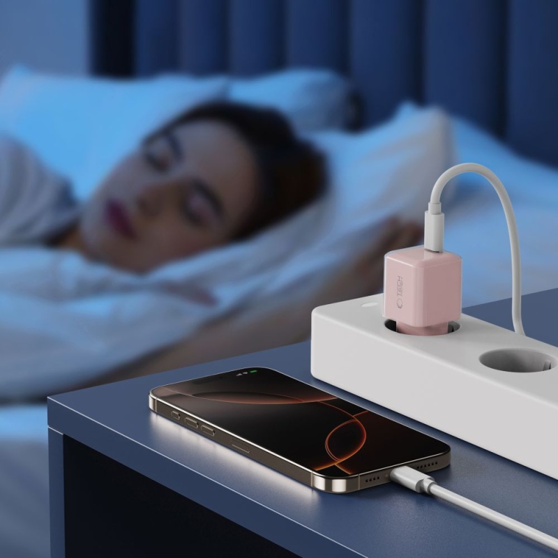 Ładowarka sieciowa TECH-PROTECT NC25PD 25W - Różowa