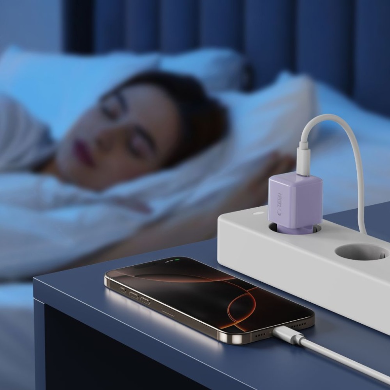 Ładowarka sieciowa TECH-PROTECT NC25PD 25W - Fioletowa