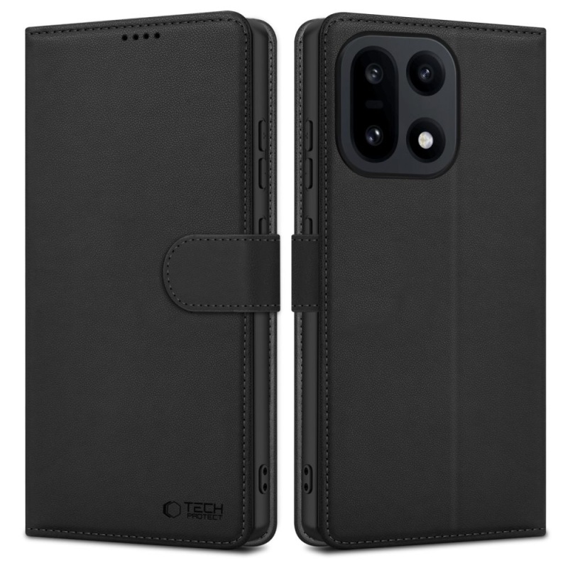 Etui - Futerał TECH-PROTECT Wallet do OnePlus 15 - Czarny