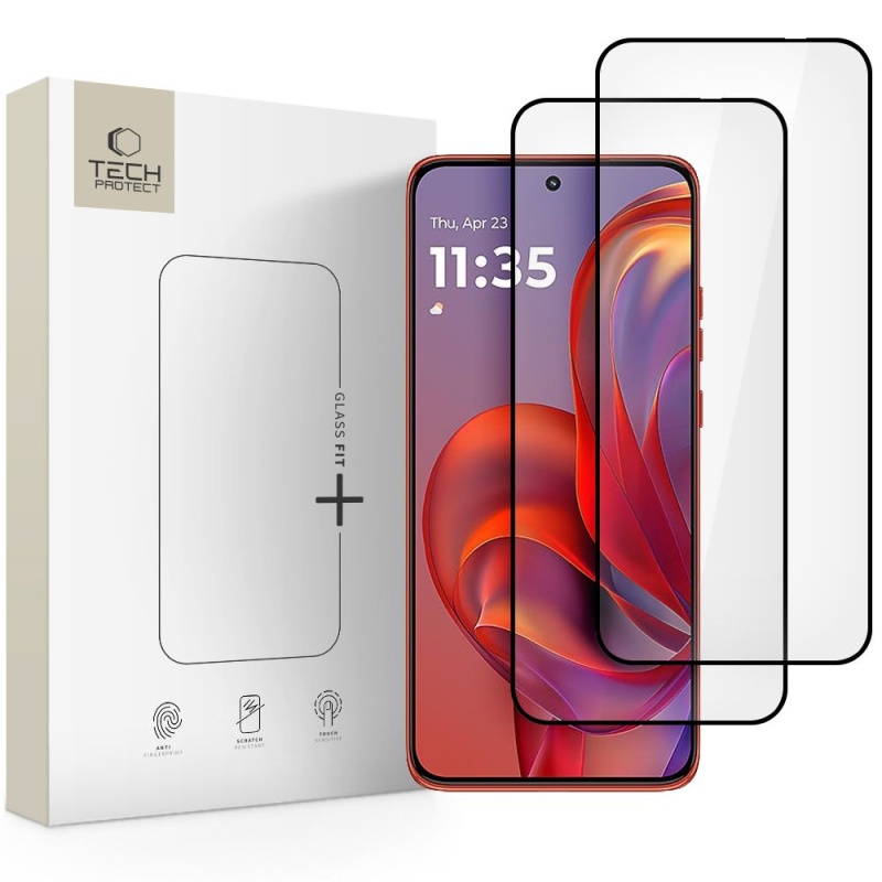 2x Szkło na ekran TECH-PROTECT GLASS FIT+ do Motorola Edge 50 Neo