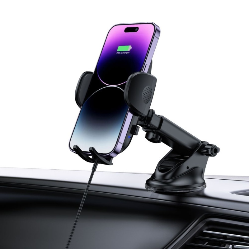 Uchwyt TECH-PROTECT CM15W-V1 na deskę lub kratkę z ładowaniem 15W