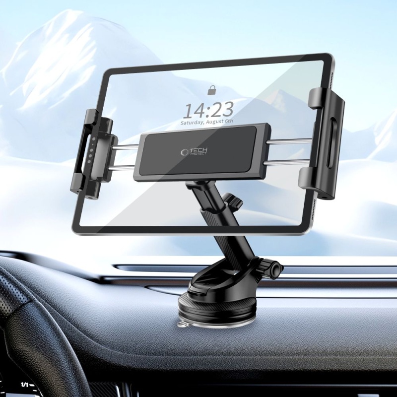 Uchwyt samochodowy na tablet do szyby lub deski Tech-Protect V4