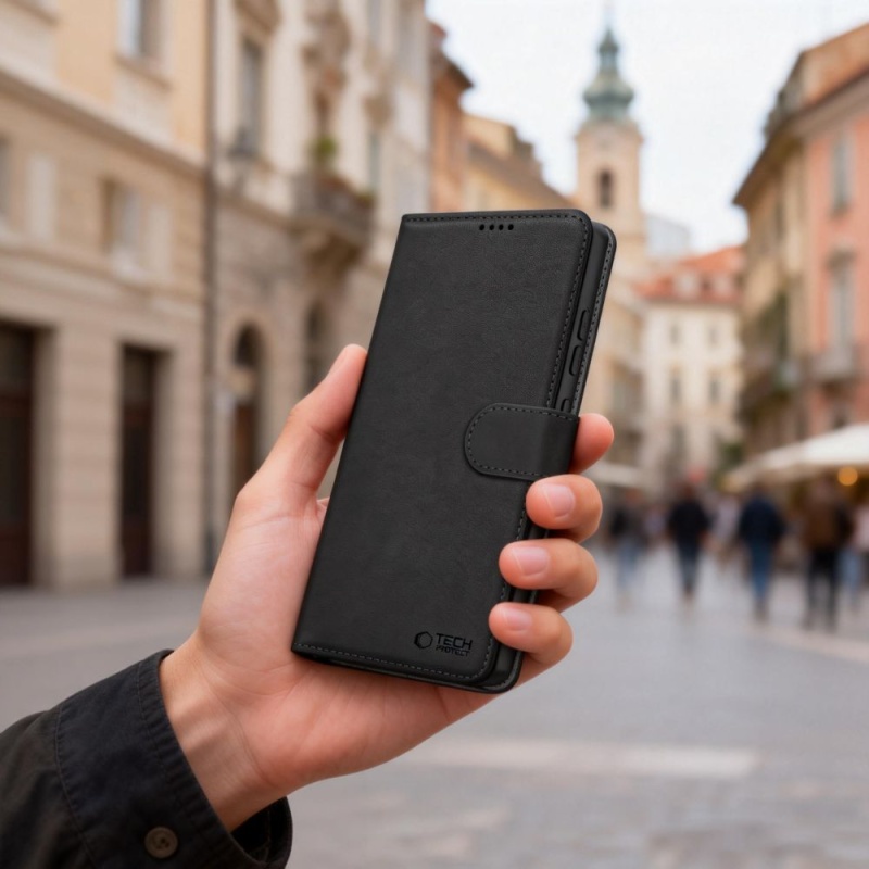 Etui Tech-Protect Wallet do Samsung Galaxy S26 - Czarny