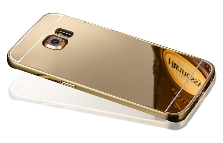 Etui Mirror Case Samsung Galaxy S7 Edge Złoty