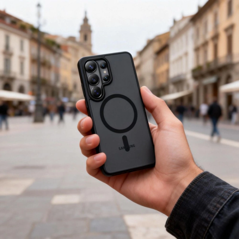 Etui do Samsung Galaxy S26 Ultra - TECH-PROTECT MagMat Matte MagSafe