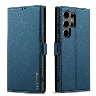 Etui portfelowe LC.IMEEKE do Samsung Galaxy S26 Ultra - Niebieski