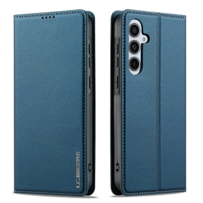 Etui portfelowe LC.IMEEKE do Samsung Galaxy S26 - Niebieski