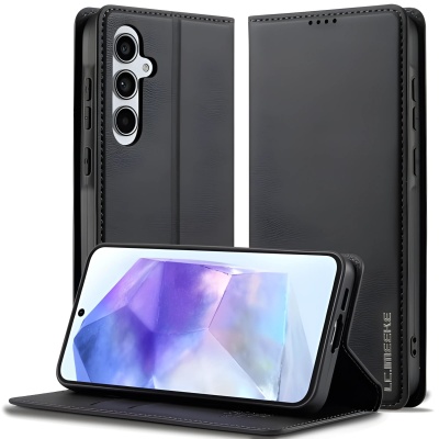 Etui portfelowe LC.IMEEKE do Samsung Galaxy S26 - Czarny