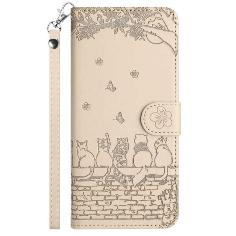 Etui / futerał Beige Cat do Samsung Galaxy S24 FE