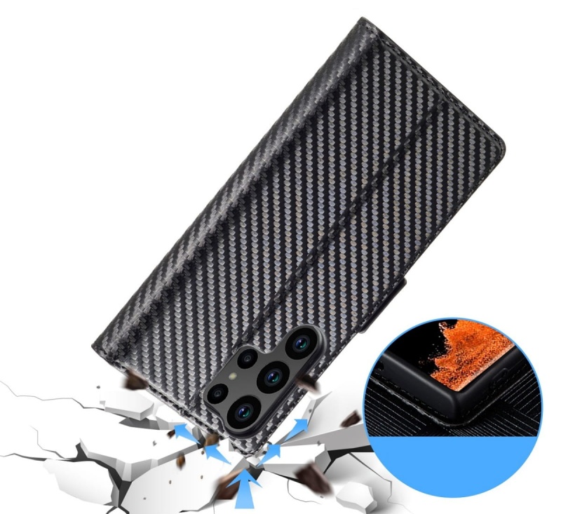 Etui Carbon Fiber Wallet do Samsung Galaxy S26 Ultra