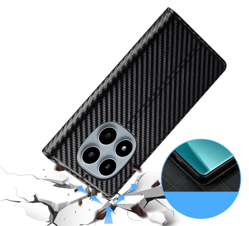 Etui / futerał Carbon Fiber do Xiaomi Redmi Note 15 Pro+ Plus 5G