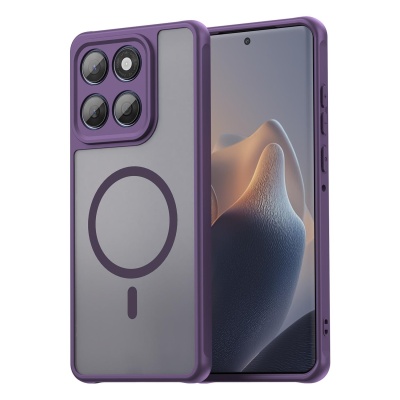 Etui Frozen MagSafe Case do Motorola Moto G86 5G - Fioletowy