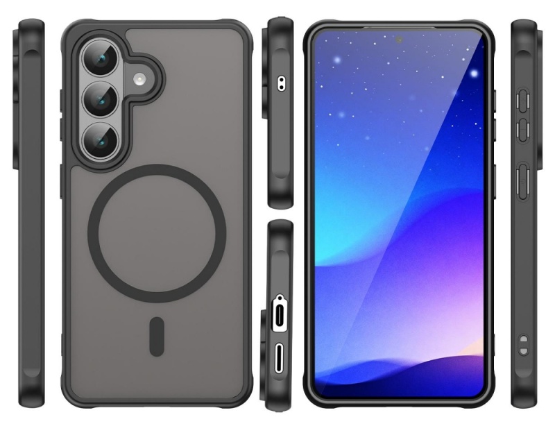 Etui Frozen MagSafe Case do Samsung Galaxy S26 - Czarny