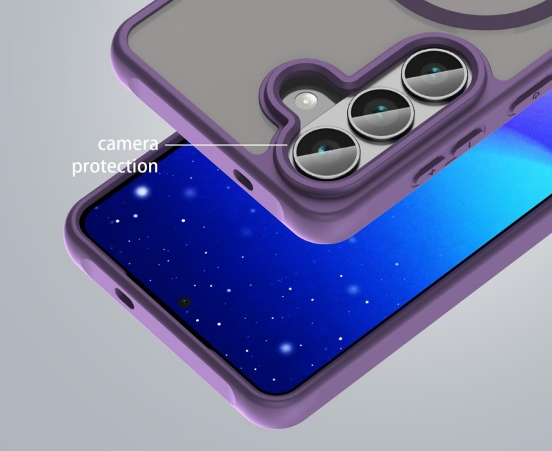 Etui Frozen MagSafe Case do Samsung Galaxy S26 - Fioletowy