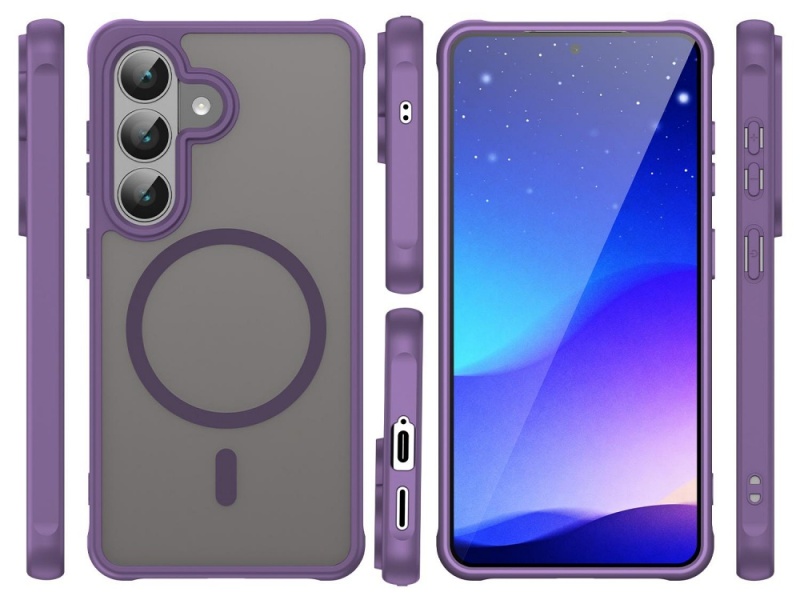 Etui Frozen MagSafe Case do Samsung Galaxy S26 - Fioletowy