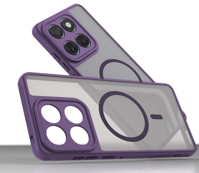 Etui Frozen MagSafe Case do Motorola Edge 60 - Fioletowy