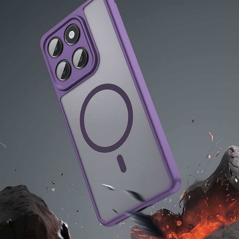 Etui Frozen MagSafe Case do Motorola Edge 60 - Fioletowy