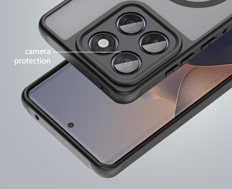 Etui Frozen MagSafe Case do Motorola Edge 60 - Czarny