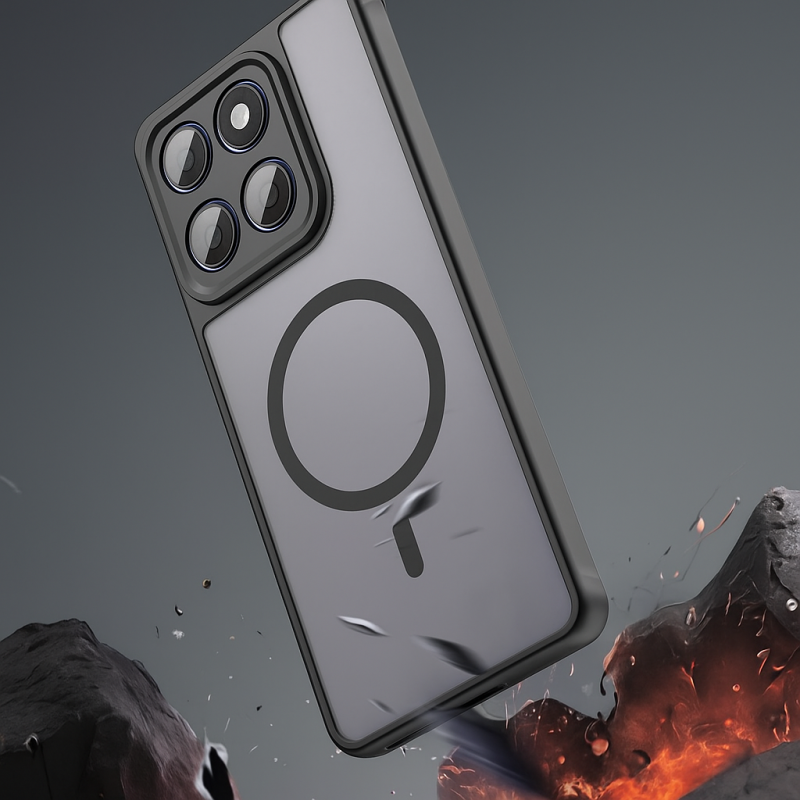 Etui Frozen MagSafe Case do Motorola Edge 60 - Czarny