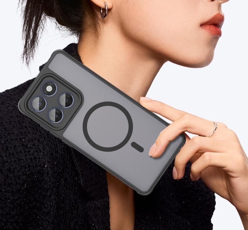 Etui Frozen MagSafe Case do Motorola Edge 60 - Czarny