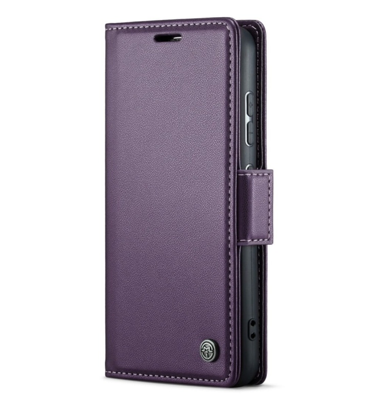 Etui CaseMe Leather do Samsung Galaxy S26 - Fioletowy