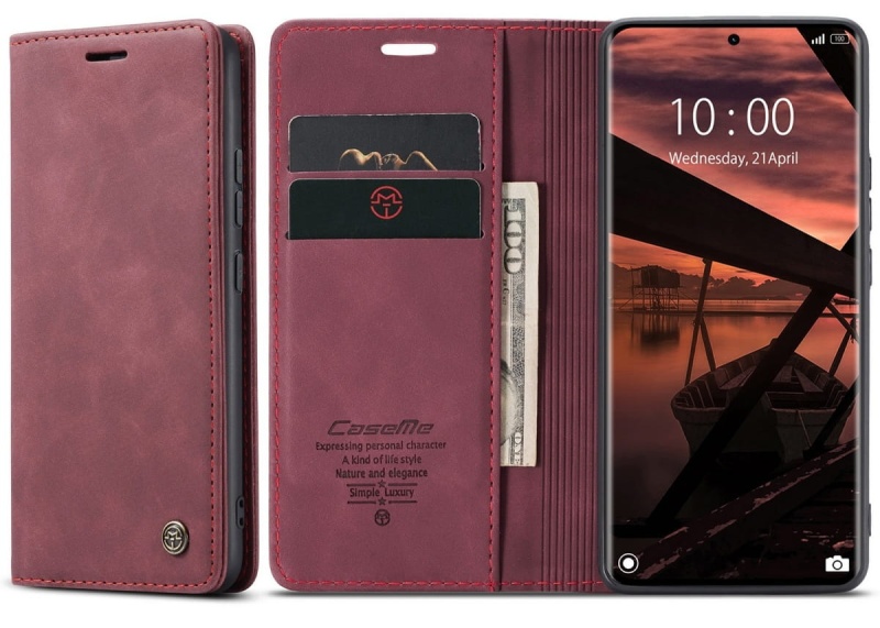 Etui CaseMe Soft do Xiaomi Redmi Note 15 Pro 5G - Bordowy