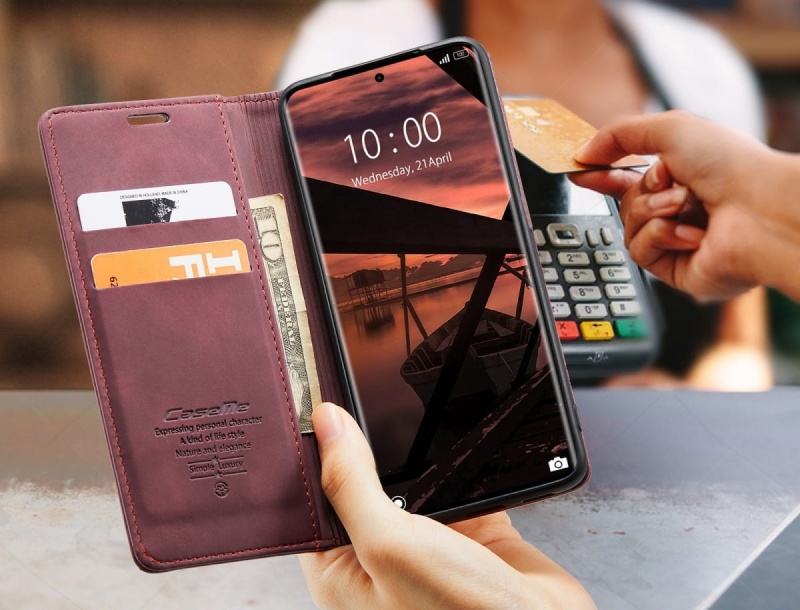 Etui CaseMe Soft do Xiaomi Redmi Note 15 Pro - Bordowy