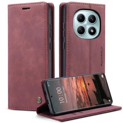 Etui CaseMe Soft do Xiaomi Redmi Note 15 - Bordowy