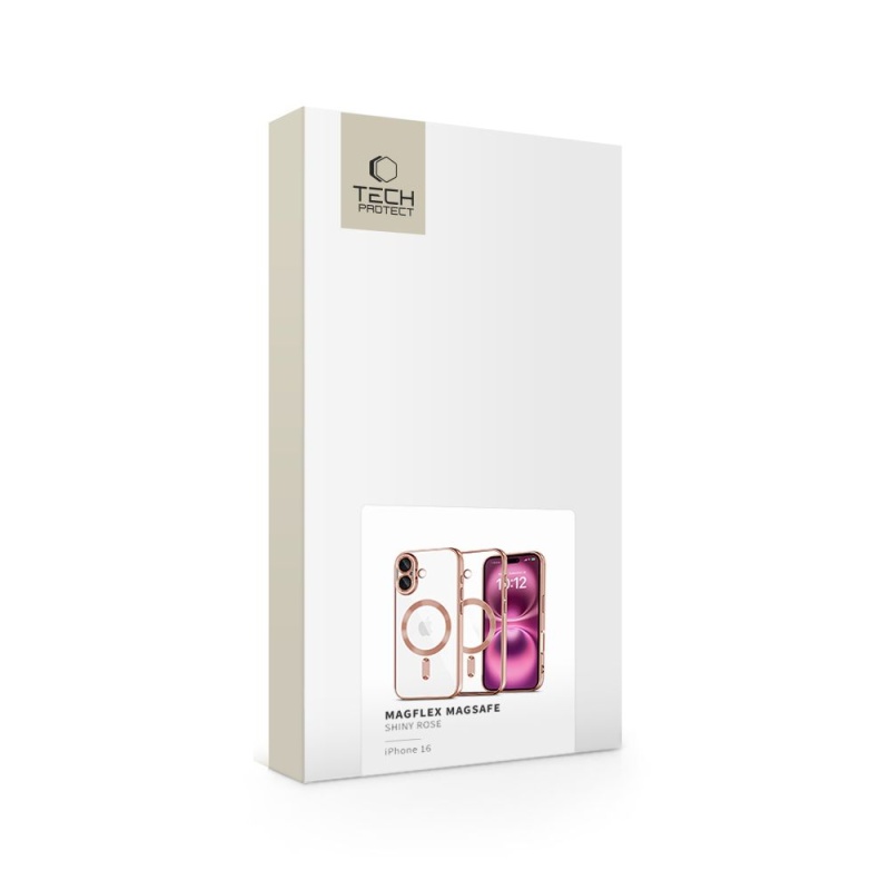 Etui Tech-Protect MagFlex MagSafe do Apple iPhone 16 - Różowy