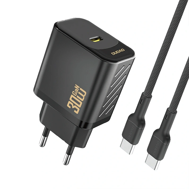 Ładowarka sieciowa Dudao A27PCEU PD 30W GaN z kablem USB-C