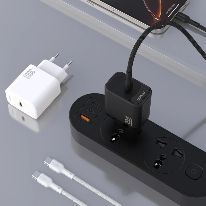 Ładowarka sieciowa Dudao A27PCEU PD 30W GaN z kablem USB-C