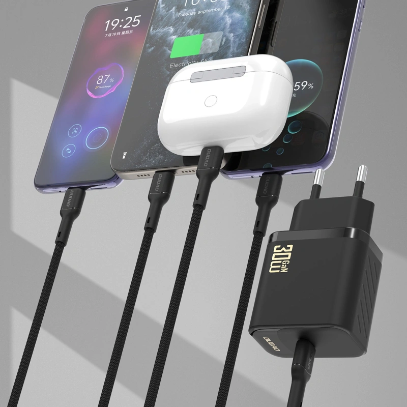 Ładowarka sieciowa Dudao A27PCEU PD 30W GaN z kablem USB-C